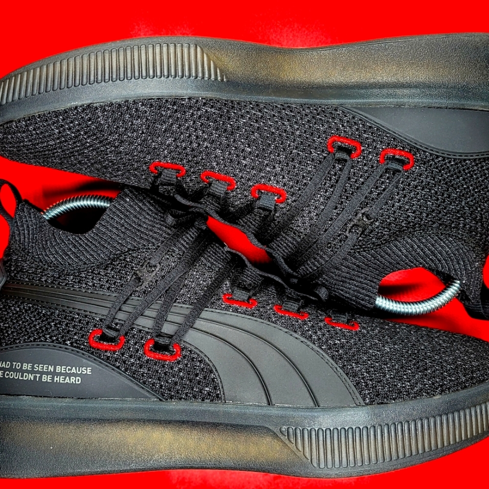 Puma X Clyde Court *Reform* Meek Mill Sz 10 Men Black/Red *RARE* New